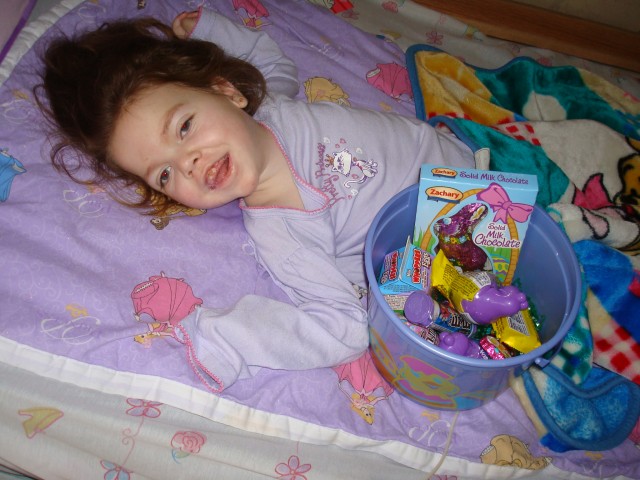 Mary had a really good Easter morning too :)