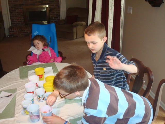 Fishing an egg out back out of a cup is pretty serious business.