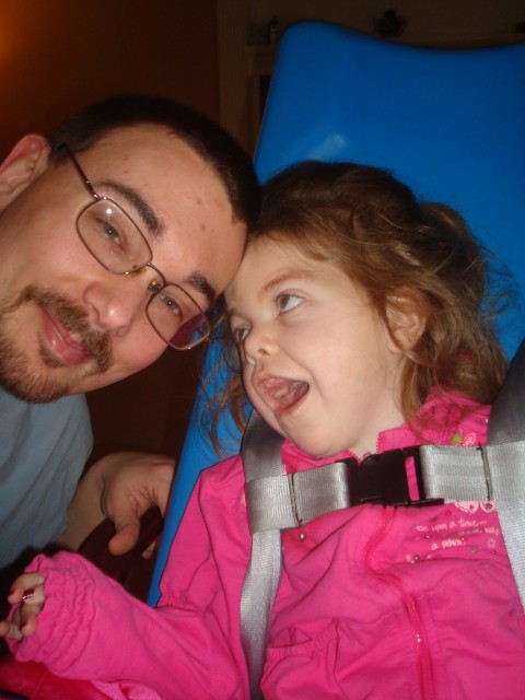 Mary loves her Daddy!