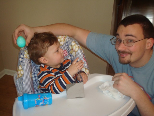 Isaiah's smiley egg was awesome! :)