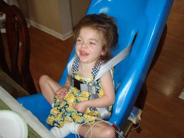 Mary had an awesome time at the party!