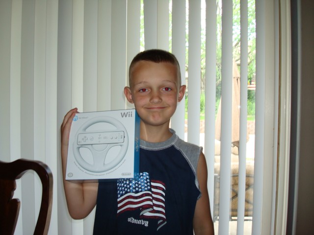 An extra steering wheel so we can all play :)