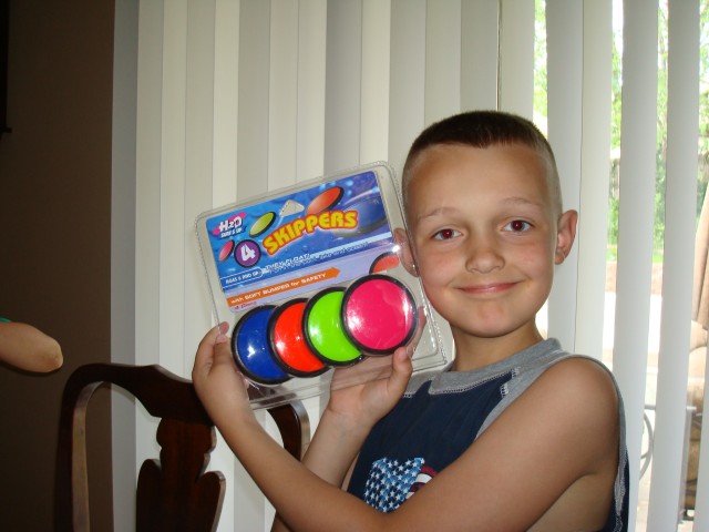 Cool!  Water skippers for the pool!