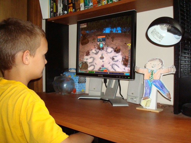 ... and on the computer!