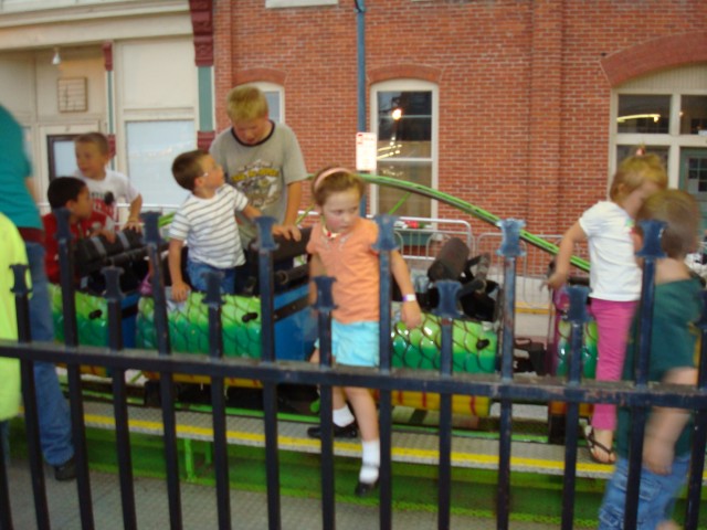 Abby rode the Alligator!
