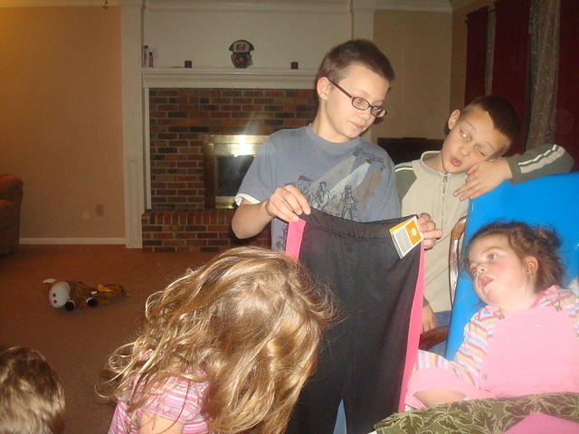 Mary loved her new pants!