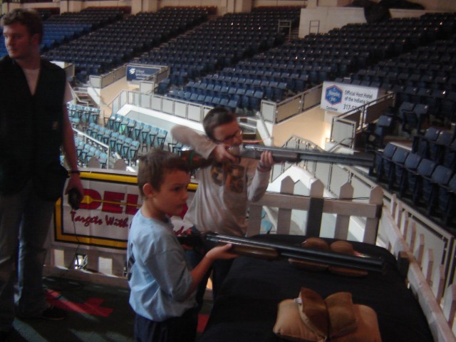 Timmy looks really serious.