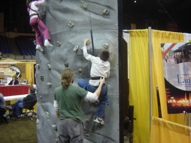 Remind me to look this guy up on that online child offenders list... he was being a little frisky with the kids :P