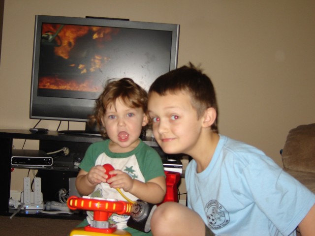 I think this is one of the last pictures of Isaiah before his hair cut.