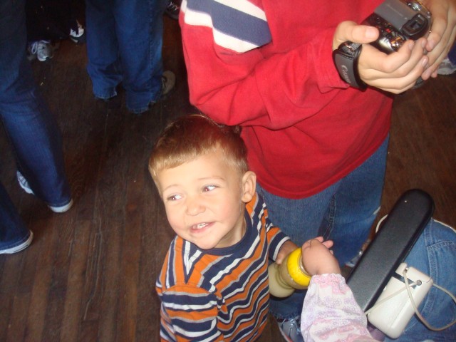 Isaiah was even more excited when we got to the Train Station!