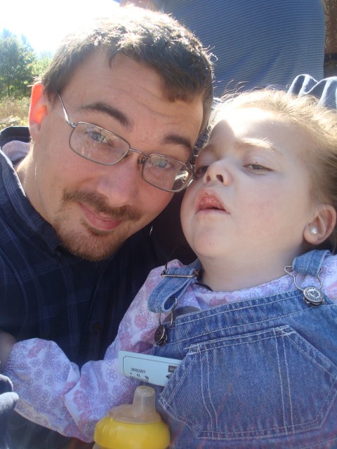 Mary loves her Daddy!