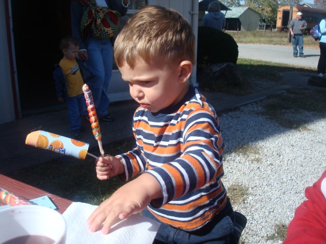 Isaiah has truly mastered the art of multi-tasking! :)