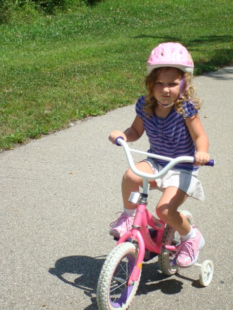 Abby is a little speed demon!