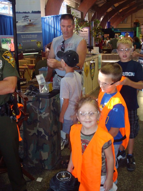 Abby is ready to shoot!