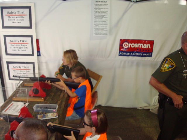 The Conservation Officer was impressed with how well Elijah did.