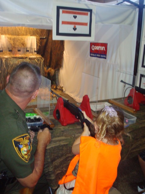 Abby learned to shoot from her Mamaw.