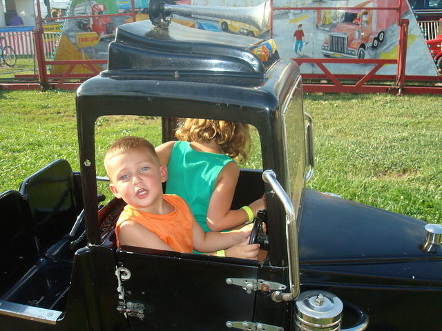 Hey dad, I think this thing is out of gas!