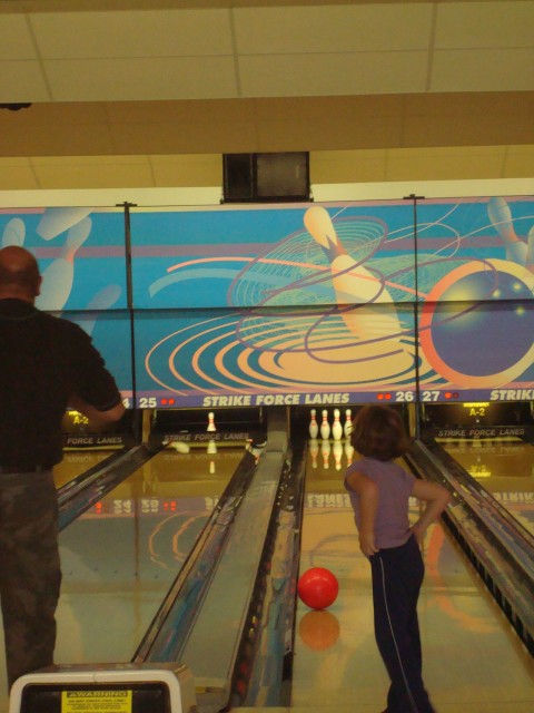 I think I needed the bumpers more than Abby!