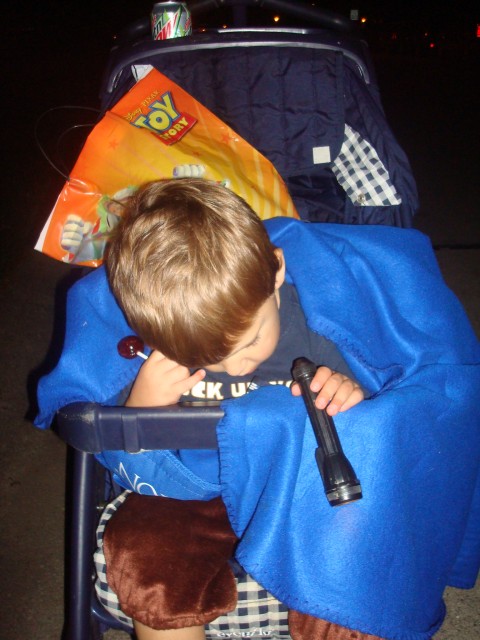 He didn't last al the way through though!  Lol