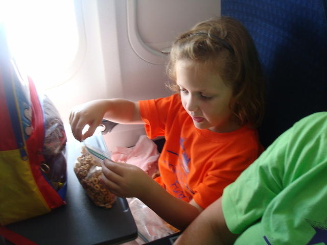 Always bring plenty of snakes ... err.. I mean. SNACKS for the plane :)