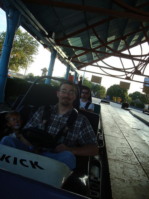 Little tiger wasn't tall enough for the ride, but nobody seemed to notice :)