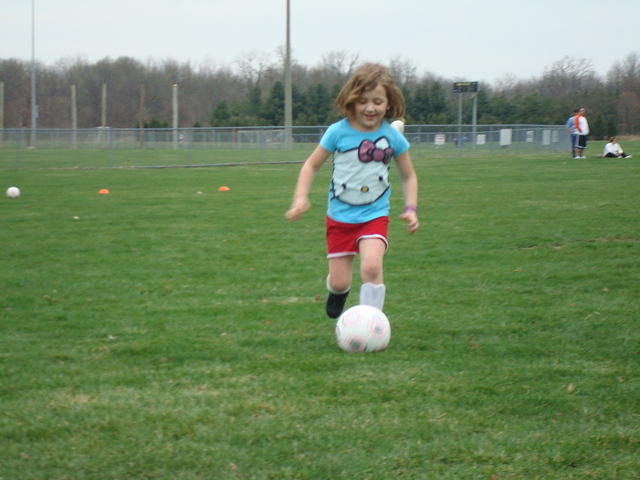 She's a soccer superstar!
