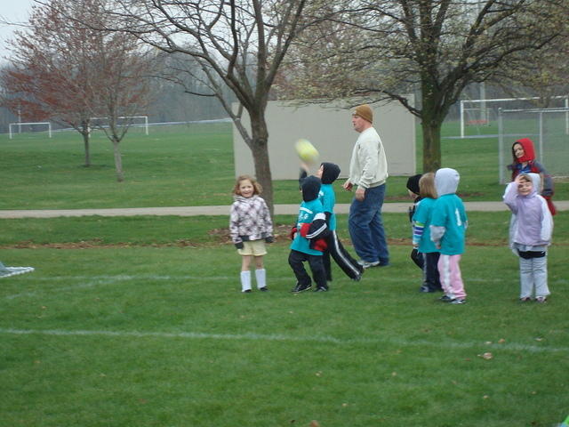 Spring soccer can be chilly and/or rainy!