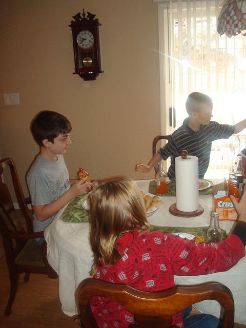 Birthday pizza is the best!