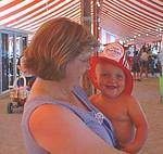 Elijah is one happy little fireman when he is with Memaw :)