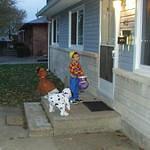 I'm not sure if Elijah was trying to look like a real puppy or not :)