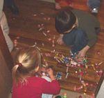 Timothy was trying to see how much he could fit in his bag.