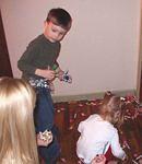 Timothy ended up with two bags of candy. I told him where to hide it :) hehe