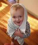 Elijah has been walking around like this for about 20 minutes.