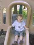 Elijah always wants to go to the park and slide :)