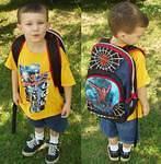 We made sure we had a picture of the Spider-man backpack.