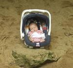 This is pretty much how Mary looked the entire time we were here.