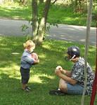 You've got to be kidding...I'm not going to play with you looking like that!