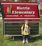 I think the sun was a little bright for Timothy :) hehe