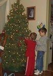 Timothy and Elijah did a wonderful job on the tree!!