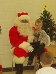 Elijah had to think about what he wanted to tell Santa :) You only get one chance you know!