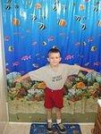 Thank you Mamaw for the shower curtain and fish rug!! They look awesome in my new bathroom. I LOVE YOU!!