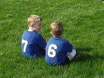 #7 and #6 were chatting it up about soccer.