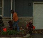 Timothy is going to show Abigail how you get candy!!