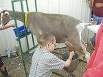I think Timothy ended up milking a goat three times :) He was also the top salesman!!