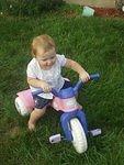 I have a bike like Mommy!!!
