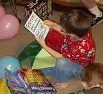 You know life is great when your 'little' boy is old enough to read his own birthday cards!!! :)