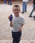 Timothy and his 1st place ribbon :)
