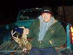 I like big bucks and I can not lie..... (lol!!) Hans chill'n with his 8pt buck!