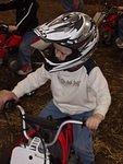 Elijah is listening to "How to ride this bike 101"!!