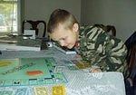 Mommy, Abigail and I played Monopoly today. I had a lot of fun!!!